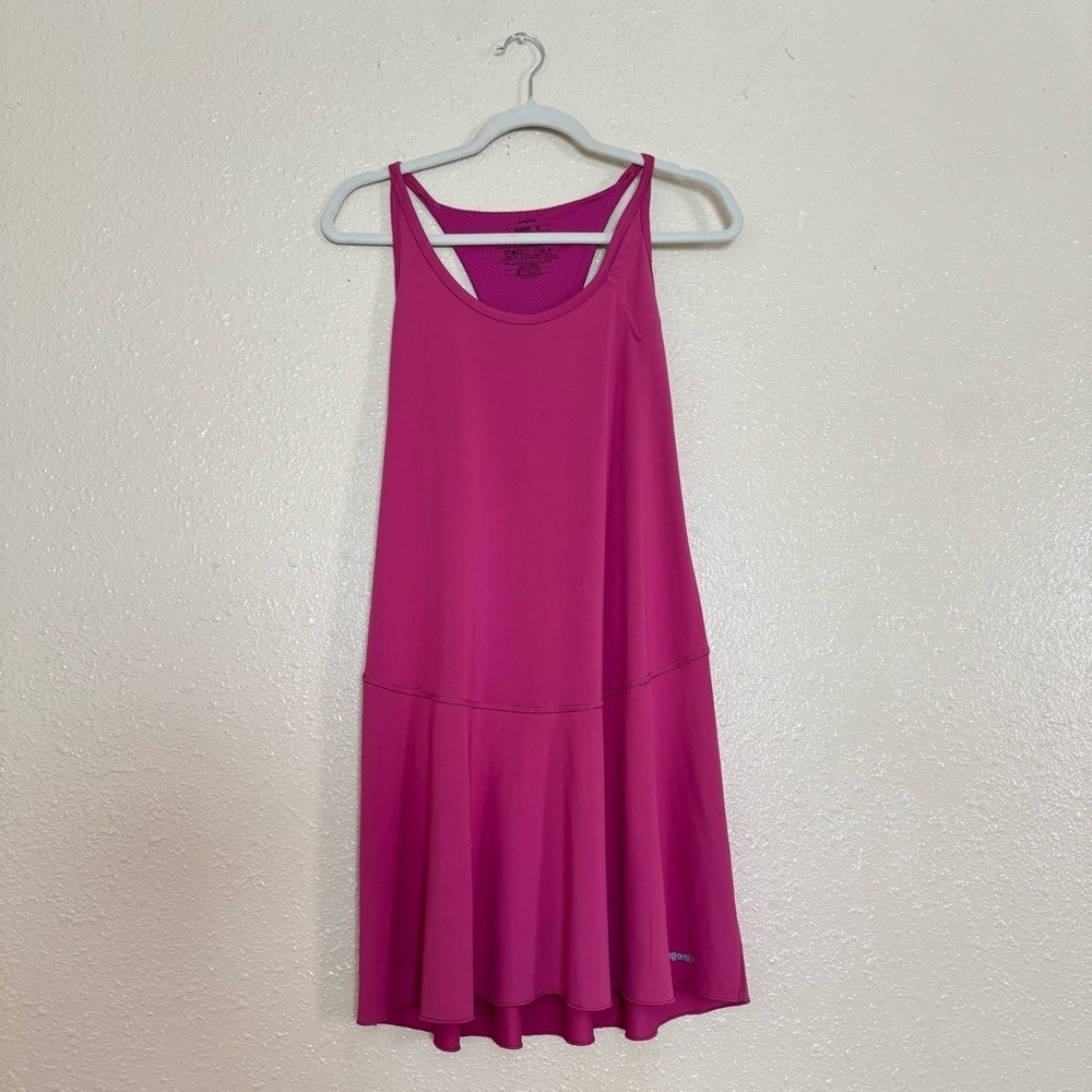 Patagonia Pink Racerback Hiking Dress Tennis Pickleball Camping Walking